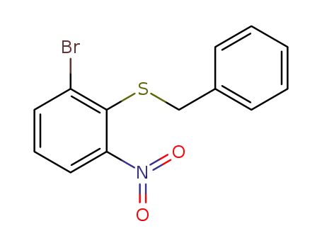 benzyl(2-bromo-6-nitrophenyl)sulfane