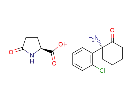 R-norketamine (L)-pyroglutamate