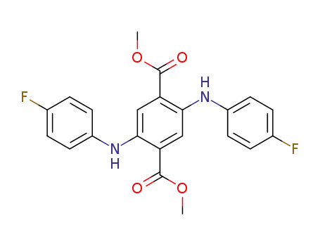 dimethyl 2,5-bis[(4-fluorophenyl)amino]terephthalate