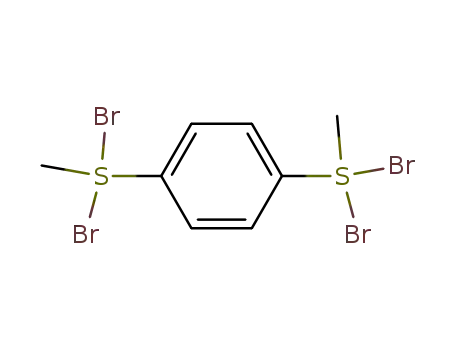 1,4-bis-(dibromo-methyl-λ4-sulfanyl)-benzene