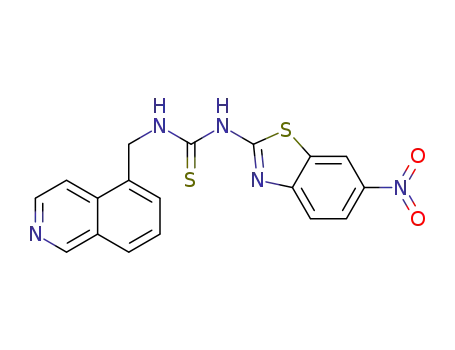 1-(isoquinolin-5-ylmethyl)-3-(6-nitrobenzo[d]thiazol-2-yl)thiourea