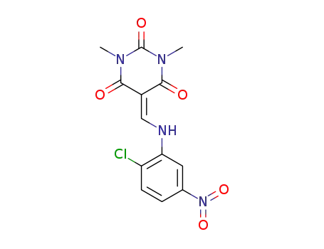 5-[[(2-chloro-5-nitrophenyl)amino]methylene]-1,3-dimethylpyrimidine-2,4,6(1H,3H,5H)-trione