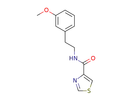 N-(3-methoxyphenethyl)thiazole-4-carboxamide