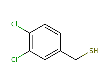 Molecular Structure of 36480-40-7 (3,4-DICHLOROBENZYL MERCAPTAN)