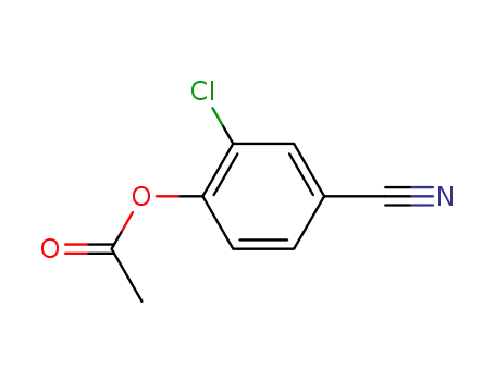 4-acetoxy-3-chloro-benzonitrile