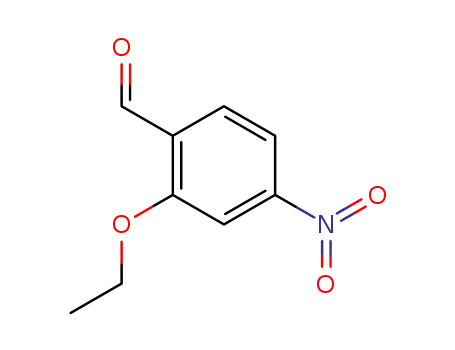 Molecular Structure of 1134-43-6 (Benzaldehyde, 2-ethoxy-4-nitro-)