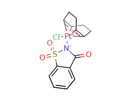 [PtCl(saccharinate)(1,5-cyclooctadiene)]