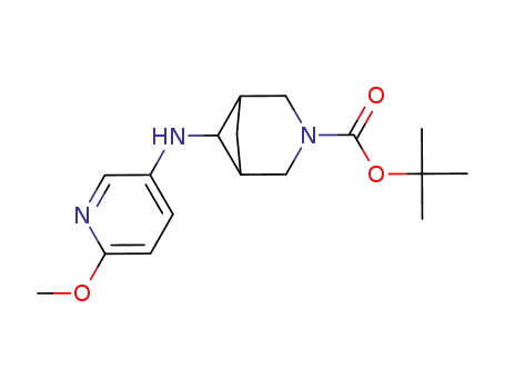 tert-butyl 6-((6-methoxypyridin-3-yl)amino)-3-azabicyclo[3.1.1]heptane-3-carboxylate