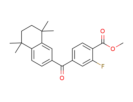 methyl 2-fluoro-4-(5,5,8,8-tetramethyl-5,6,7,8-tetrahydronaphthalene-2-carbonyl)benzoate