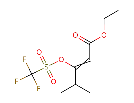 ethyl 4-methyl-3-{[(trifluoromethyl)sulfonyl]oxy}pent-2-enoate