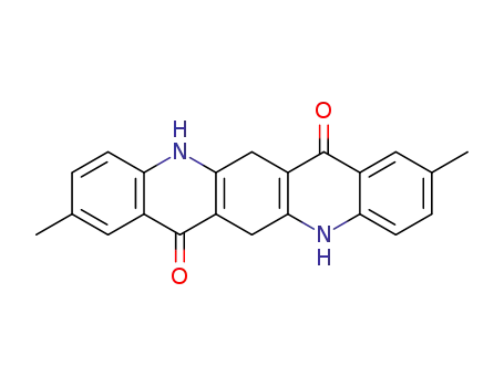 Molecular Structure of 13796-22-0 (5,6,12,13-tetrahydro-2,9-dimethylquino[2,3-b]acridine-7,14-dione)