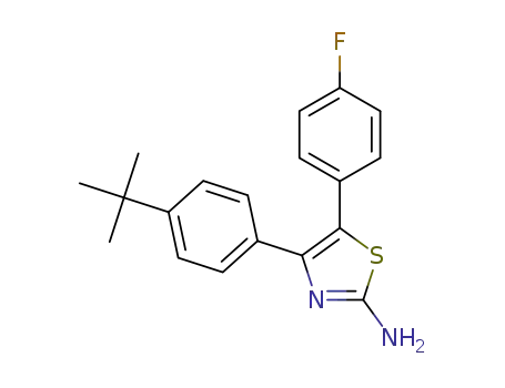 4-(4-(tert-butyl)phenyl)-5-(4-fluorophenyl)thiazol-2-amine