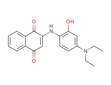 2-(4-diethylamino-2-hydroxy-anilino)-[1,4]naphthoquinone