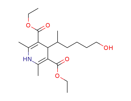 diethyl 4-(6-hydroxyhexan-2-yl)-2,6-dimethyl-1,4-dihydropyridine-3,5-dicarboxylate