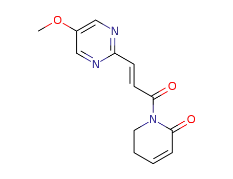 (E)-1-(3-(5-methoxypyrimidin-2-yl)acryloyl)-5,6-dihydropyridin-2(1H)-one
