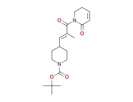 tert-butyl (E)-4-(2-methyl-3-oxo-3-(6-oxo-3,6-dihydropyridin-1(2H)-yl)prop-1-en-1-yl)piperidine-1-carboxylate