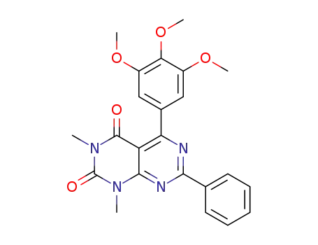 1,3-dimethyl-7-phenyl-5-(3,4,5-trimethoxyphenyl)pyrimido[4,5-d]pyrimidine-2,4(1H,3H)-dione