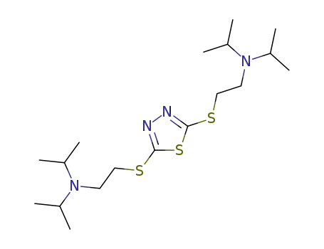 {2-[5-(2-Diisopropylamino-ethylsulfanyl)-[1,3,4]thiadiazol-2-ylsulfanyl]-ethyl}-diisopropyl-amine