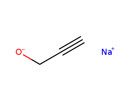 Molecular Structure of 39115-81-6 (2-Propyn-1-ol, sodium salt)