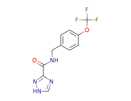 N-(4-(trifluoromethoxy)benzyl)-1H-1,2,4-triazole-3-carboxamide