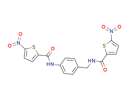 5-nitro-N-(4-(5-nitrothiophene-2-carboxamido)benzyl)thiophene-2-carboxamide