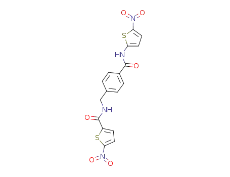 5-nitro-N-(4-((5-nitrothiophen-2-yl)carbamoyl)benzyl)thiophene-2-carboxamide