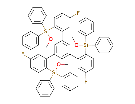 (5,5''-difluoro-5'-(5-fluoro-2-(methoxydiphenylsilyl)phenyl)-[1,1':3',1''-terphenyl]-2,2''-diyl)bis(methoxydiphenylsilane)