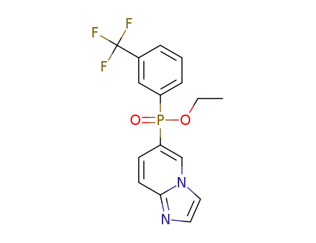 ethyl imidazo[1,2-a]pyridin-6-yl(3-(trifluoromethyl)phenyl)phosphinate