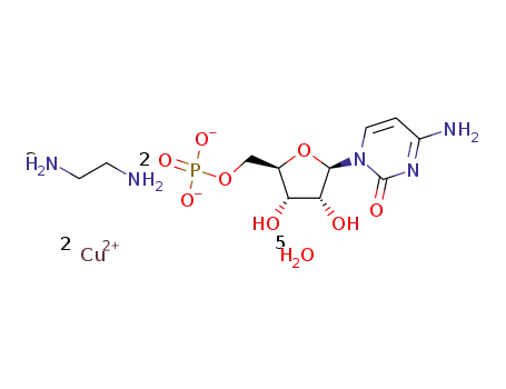 [Cu2(ethylenediamine)2(cytidine 5'-monophosphate)2]*5H2O