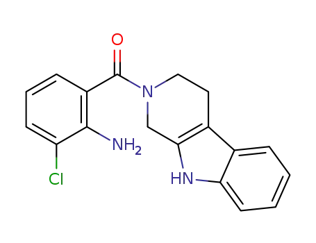 (2-amino-3-chlorophenyl)(1,3,4,9-tetrahydro-2H-pyrido[3,4-b]indol-2-yl)methanone