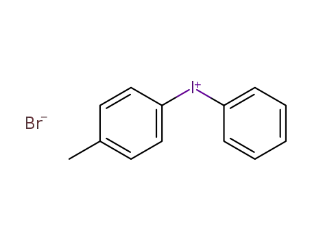 Molecular Structure of 2665-60-3 (Iodonium, (4-methylphenyl)phenyl-, bromide)