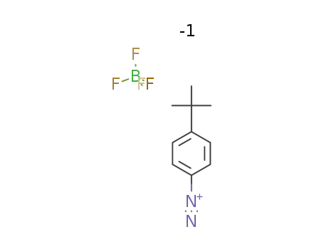 Molecular Structure of 52436-75-6 (Benzenediazonium, 4-(1,1-dimethylethyl)-, tetrafluoroborate(1-))