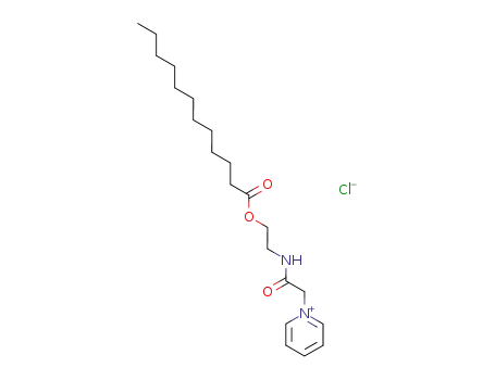 1-[(2-dodecanoyloxyethylcarbamoyl)methyl]pyridinium chloride