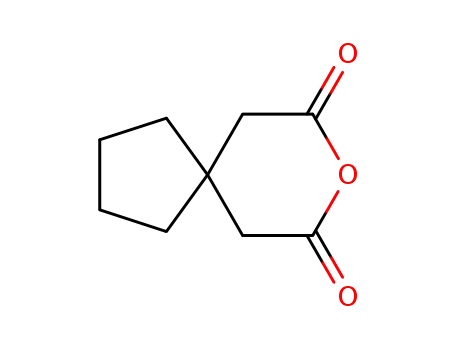 Molecular Structure of 5662-95-3 (3,3-Tetramethyleneglutaric anhydride)