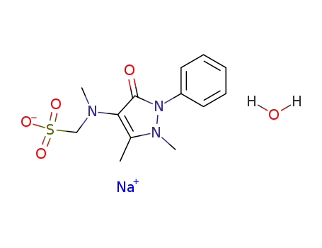 Methanesulfonic acid, [(2,3-dihydro-1,5-dimethyl-3-oxo-2-phenyl-1H-pyrazol-4-yl)methylamino]-, sodium salt, monohydrate