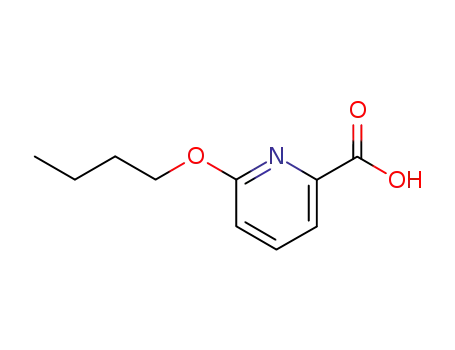 Molecular Structure of 83282-26-2 (2-Pyridinecarboxylicacid,6-butoxy-(9CI))