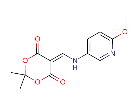 5-[[(6-methoxypyridin-3-yl)amino]methylidene]-2,2-dimethyl-1,3-dioxane-4,6-dione