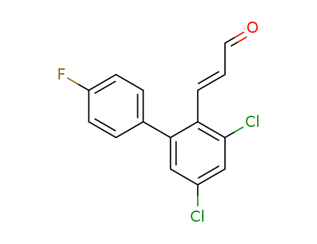 (E)-3-(3,5-Dichloro-4'-fluoro-biphenyl-2-yl)-propenal