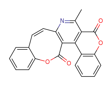 7-methyl<1>benzopyrano<4,3-d><1>benzoxacino<4,3-b>pyridine-6,16-dione