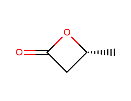 Molecular Structure of 32082-74-9 (2-Oxetanone, 4-methyl-, (4R)-)