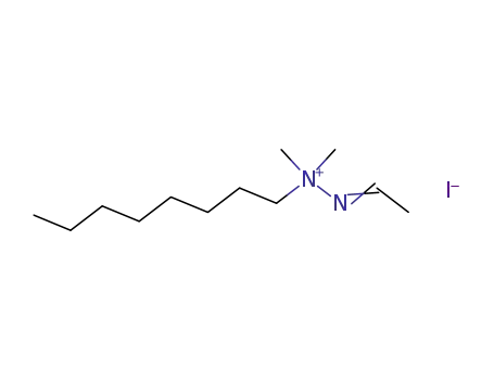 N'-Eth-(E)-ylidene-N,N-dimethyl-N-octyl-hydrazinium; iodide
