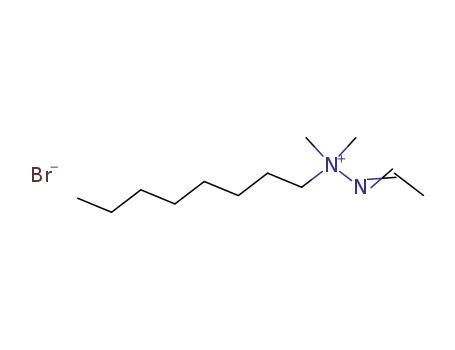 N'-Eth-(E)-ylidene-N,N-dimethyl-N-octyl-hydrazinium; bromide