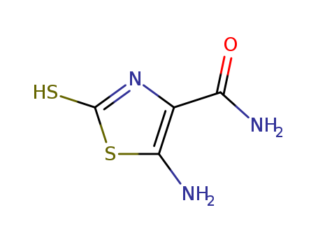 5-amino-2-sulfanylidene-3H-1,3-thiazole-4-carboxamide