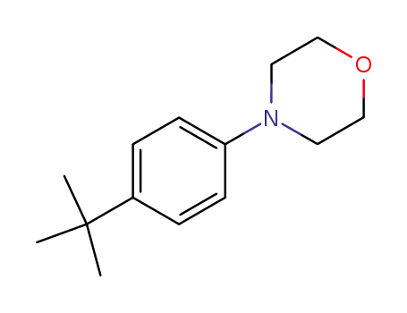 Molecular Structure of 84736-47-0 (Morpholine, 4-[4-(1,1-dimethylethyl)phenyl]-)