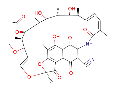 3-cyano-O1,O4-didehydro-rifamycin