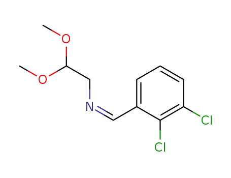 (E)-1-(2,3-Dichlorophenyl)-N-(2,2-dimethoxyethyl)methanimine