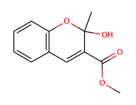 hydroxy-2 methyl-2 carbomethoxy-3 2H-cromene