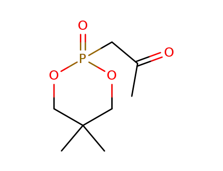 Molecular Structure of 111011-80-4 (2-Propanone, 1-(5,5-dimethyl-1,3,2-dioxaphosphorinan-2-yl)-, P-oxide)