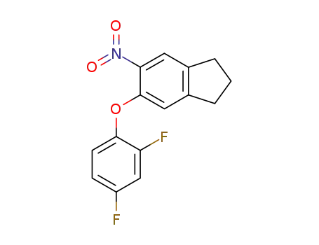 5-(2,4-difluorophenoxy)-6-nitroindan
