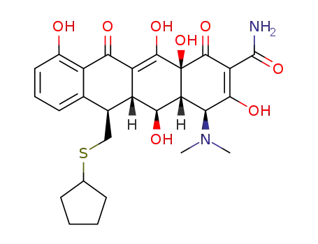 13-(cyclopentylthio)-5-hydroxy-6-α-deoxytetracycline